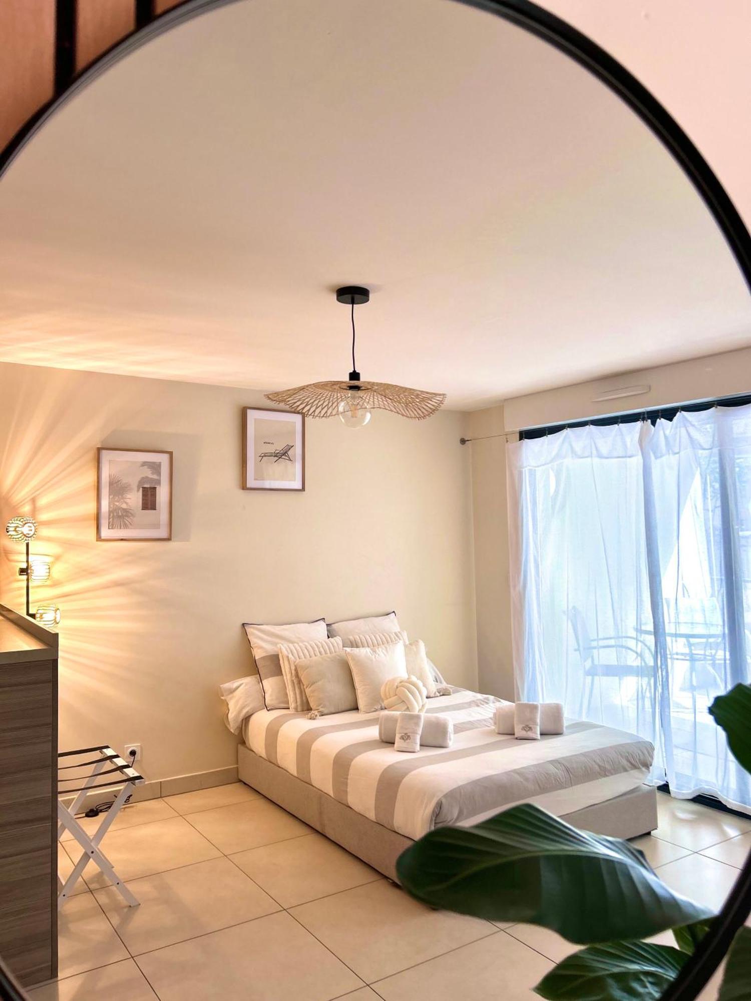 Studio Neuf - Portes De Monaco - Confort - Wifi - Clim Экстерьер фото