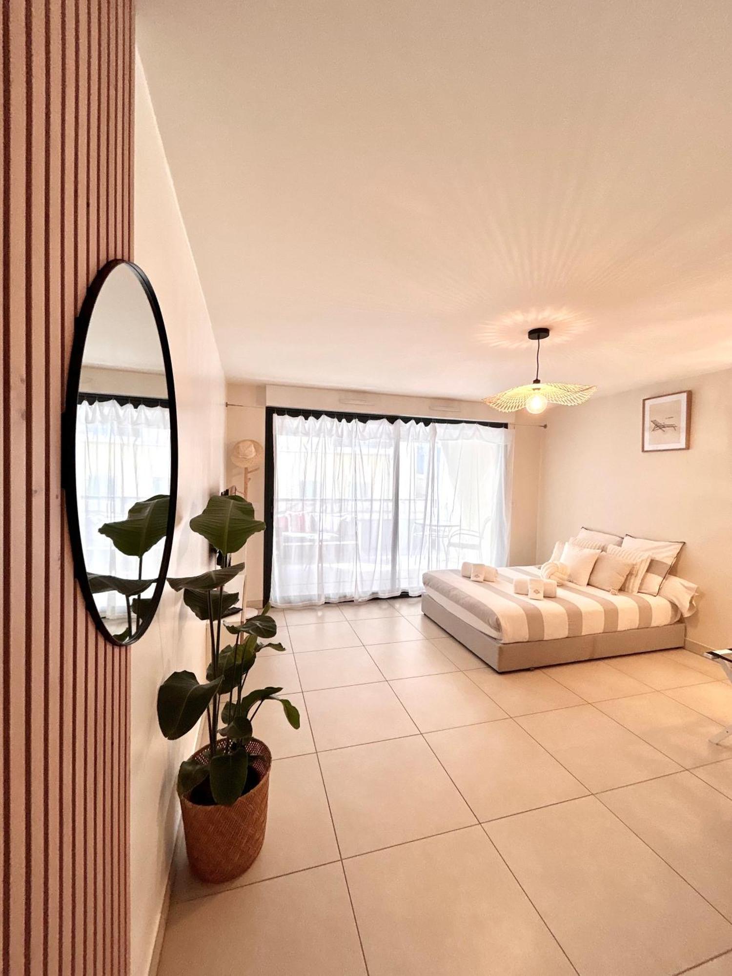 Studio Neuf - Portes De Monaco - Confort - Wifi - Clim Экстерьер фото