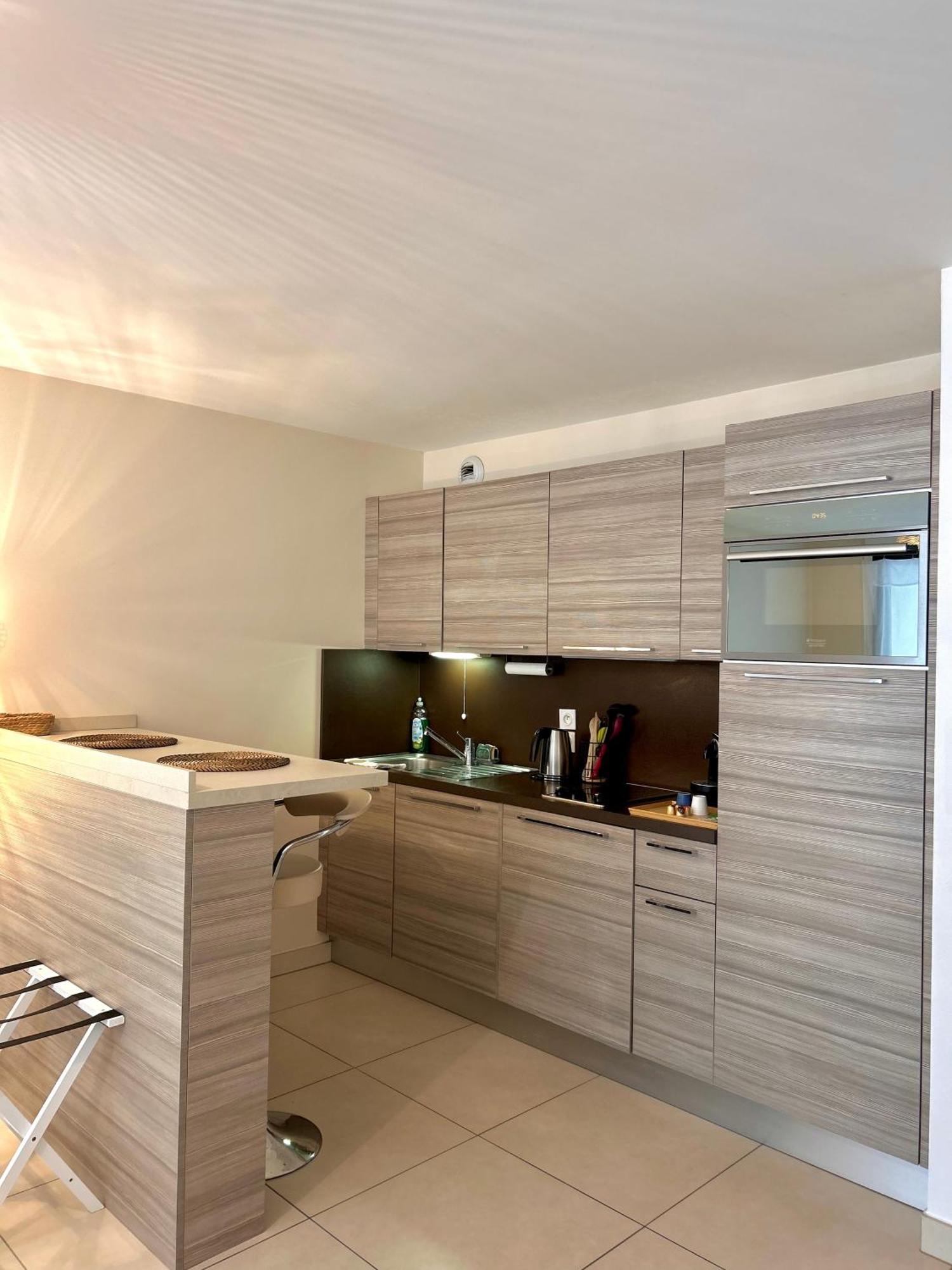 Studio Neuf - Portes De Monaco - Confort - Wifi - Clim Экстерьер фото